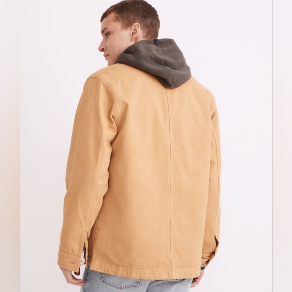 Madewell Mens Garment-Dyed Canvas Chore Jacket Size XXL Workwear Utility Western - Picture 2 of 16